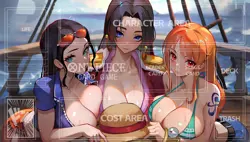 One Piece Nami Nico Boa Board Card Game TCG Playmat Desk Mat Table Pad Mousepad - Image 1