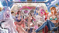 Nami Nico Boa Luffy Board Card Game ONE PIECE TCG Playmat Mat Table Pad Mousepad - Image 1