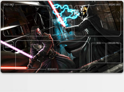 Playmat Revan vs Nihilus TCG Starwars : Unlimited Trading Card Game Mat Mousepad - Image 1