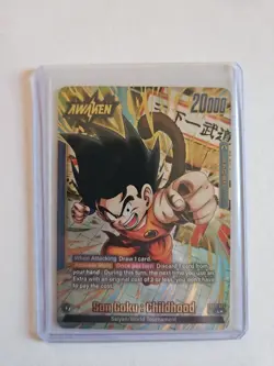 Son Goku : Childhood FB06-025 Leader Alternate Art Dragon Ball Card Rivals Clash - Image 1