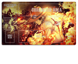 O-P Portgas·D· Ace Playmat Trading Card Game CCG OPCG Mat Board Game Playing Pad - Image 1