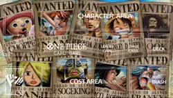 One Piece Wanted Playing Mat OPCG TCG CCG Mat Duel Playmat Trading Card Game Pad - Image 1
