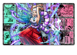 O-P Yamato Playing Board Game Mat Card Zones CCG OPCG Playmat One Piece - Image 1