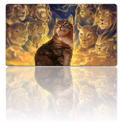 Playmat Nine Lives TCG CCG Card Game Mat Mouse Pad Deskmat Board Game Mat Pad - Image 1