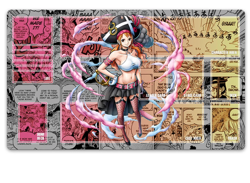 O-P Nami Playmat Trading Card Game CCG Custom Card Mat Desk Mousepad One Piece - Image 1