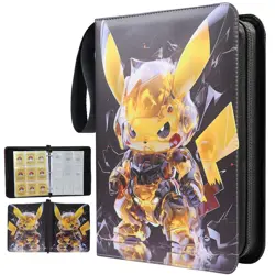 Trading Card Binder 900 Cards Holder Album Folder 9 Pocket 50 Removable Sleeves - Image 1