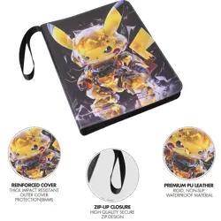 Trading Card Binder 900 Cards Holder Album Folder 9 Pocket 50 Removable Sleeves - Image 4