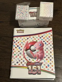 Pokemon 151 Binder and Cards Incomplete Set W Some Promos + Vintage ( Claim Sale - Image 1