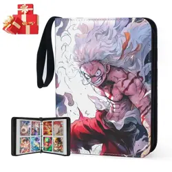 One Piece Card Binder for One Piece TCG Cards 4 Pocket with 50 Sleeves - Image 1