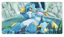 Board Card Game Pokemon Swampert Playmat Game Mousepad Play Mat of TCG 114970 - Image 1