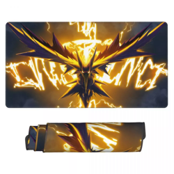 Board Card Game Pokemon The Bird Zapdos Playmat Game Mousepad Play Mat of TCG - Image 2