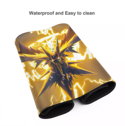 Board Card Game Pokemon The Bird Zapdos Playmat Game Mousepad Play Mat of TCG - Image 5