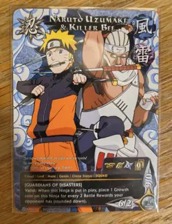 Naruto Uzumaki & Killer Bee Collectible Card Game PR 066 - Image 1