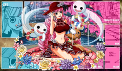 OP One Piece Perona Ghosts Dress Skirt Playmat TCG CCG Playmat Custom Card Mat - Image 1
