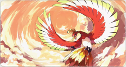 Ho-oh - Pokemon Board Card Game Playmat Games Mousepad Play Mat of TCG 225932 - Image 1