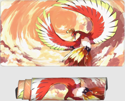 Ho-oh - Pokemon Board Card Game Playmat Games Mousepad Play Mat of TCG 225932 - Image 2