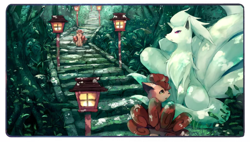Board Card Game Pokemon Ninetales 114794 Mouse Pad PTCG CCG MTG Play Mat Deskmat - Image 1