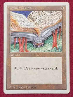 Magic The Gathering REVISED EDITION JAYEMDAE TOME artifact card MTG - Image 1