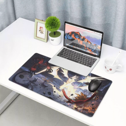 Mewtwo Rayquaza Pokemon Board Card Game Playmat Games Mousepad Play Mat of TCG - Image 3