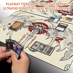 Phyrexian Atraxa Table Playmat TCG CCG Trading Card Game Mat Mouse Pad - Image 3