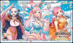 Nefertari Vivi Shirahoshi Rebecca One Piece Playmat TCG Card Game Play Mat - Image 1