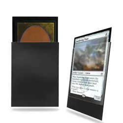 Fabmaker Black Card Sleeves 200 Pack Compatible 200pack Sleeves, - Image 1