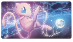 Mew - Board Card Game Pokemon Playmat Game Mousepad Play Mat of TCG 114973 - Image 1
