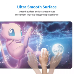 Mew - Board Card Game Pokemon Playmat Game Mousepad Play Mat of TCG 114973 - Image 4