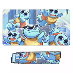 Squirtle - Board Card Game Pokemon Playmat Game Mousepad Play Mat of TCG 225772 - Image 2