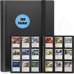 360 Cards Pocket Trading Card Binder 9 Pocket Trading Card Album Folder Case - Image 1
