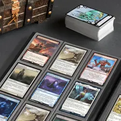 360 Cards Pocket Trading Card Binder 9 Pocket Trading Card Album Folder Case - Image 4