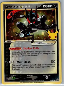 Greninja Gold Star SWSH144 SWSH: Sword & Shield Promo Cards - Pokemon Card - NM - Image 1