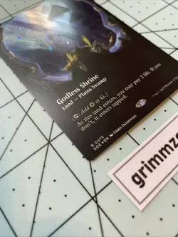 Godless Shrine (Borderless) (Galaxy Foil) 0375 Edge of Eternities MTG EOE - Image 2