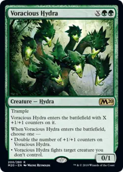1 x Voracious Hydra - Core Set 2020 - NM-Mint - MTG - Image 1