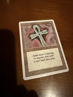 RARE LP!! MTG Ankh of Mishra THIRD Edition! - Image 3