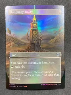 2023 Commander Masters (CMM) Foil 0663 Reliquary Tower (Borderless) - VLP - Image 1