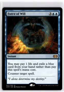 Force of Will Double Masters 51 LP x1 MTG Magic: the Gathering - Image 1