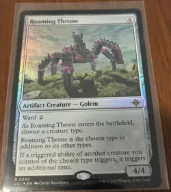 MTG Roaming Throne The Lost Caverns of Ixalan Foil - Image 1