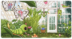 Caterpie - Board Game Pokemon Playmat Games Mousepad Play Mat of TCG 225549 - Image 1