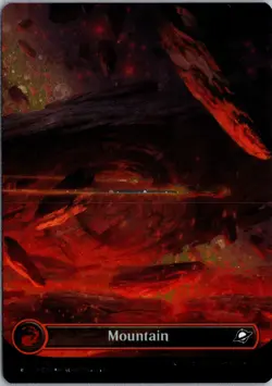 Mountain (0370) (Borderless) (Galaxy Foil) Foil L Edge of Eternities 370 NM - Image 1