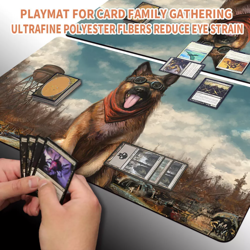 DOGMEAT, EVER LOYAL - Magic The Gathering Playmat TCG CCG MTG Playmat Mousepad - Image 3