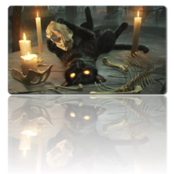 Nine-Lives Familiar - Playmat TCG CCG Playmat Deskmat Board Game Mousepad - Image 1