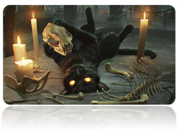 Nine-Lives Familiar - Playmat TCG CCG Playmat Deskmat Board Game Mousepad - Image 2