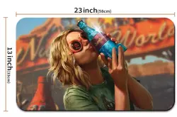 SIERRA, NUKA'S BIGGEST FAN - TCG CCG Playmat Mousepad Deskmat Board Game Mat Pad - Image 2