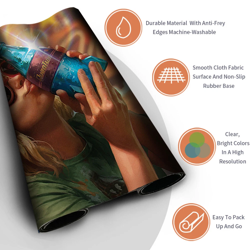 SIERRA, NUKA'S BIGGEST FAN - TCG CCG Playmat Mousepad Deskmat Board Game Mat Pad - Image 3