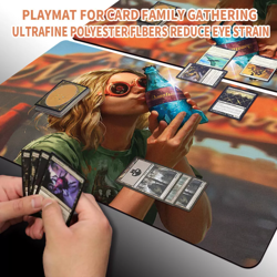SIERRA, NUKA'S BIGGEST FAN - TCG CCG Playmat Mousepad Deskmat Board Game Mat Pad - Image 4