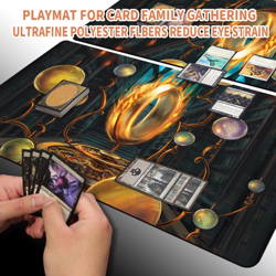 SOL RING - Playmat TCG CCG Playmat Deskmat Mousepad Deskmat Board Game Mat Pad - Image 4