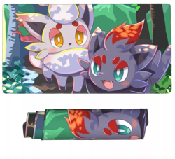 Hisuian Zorua - Board Game Pokemon Playmat Games Mousepad Play Mat of TCG 225698 - Image 2
