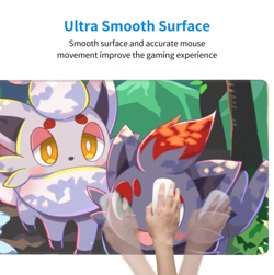 Hisuian Zorua - Board Game Pokemon Playmat Games Mousepad Play Mat of TCG 225698 - Image 4