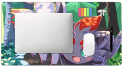 Hisuian Zorua - Board Game Pokemon Playmat Games Mousepad Play Mat of TCG 225698 - Image 5